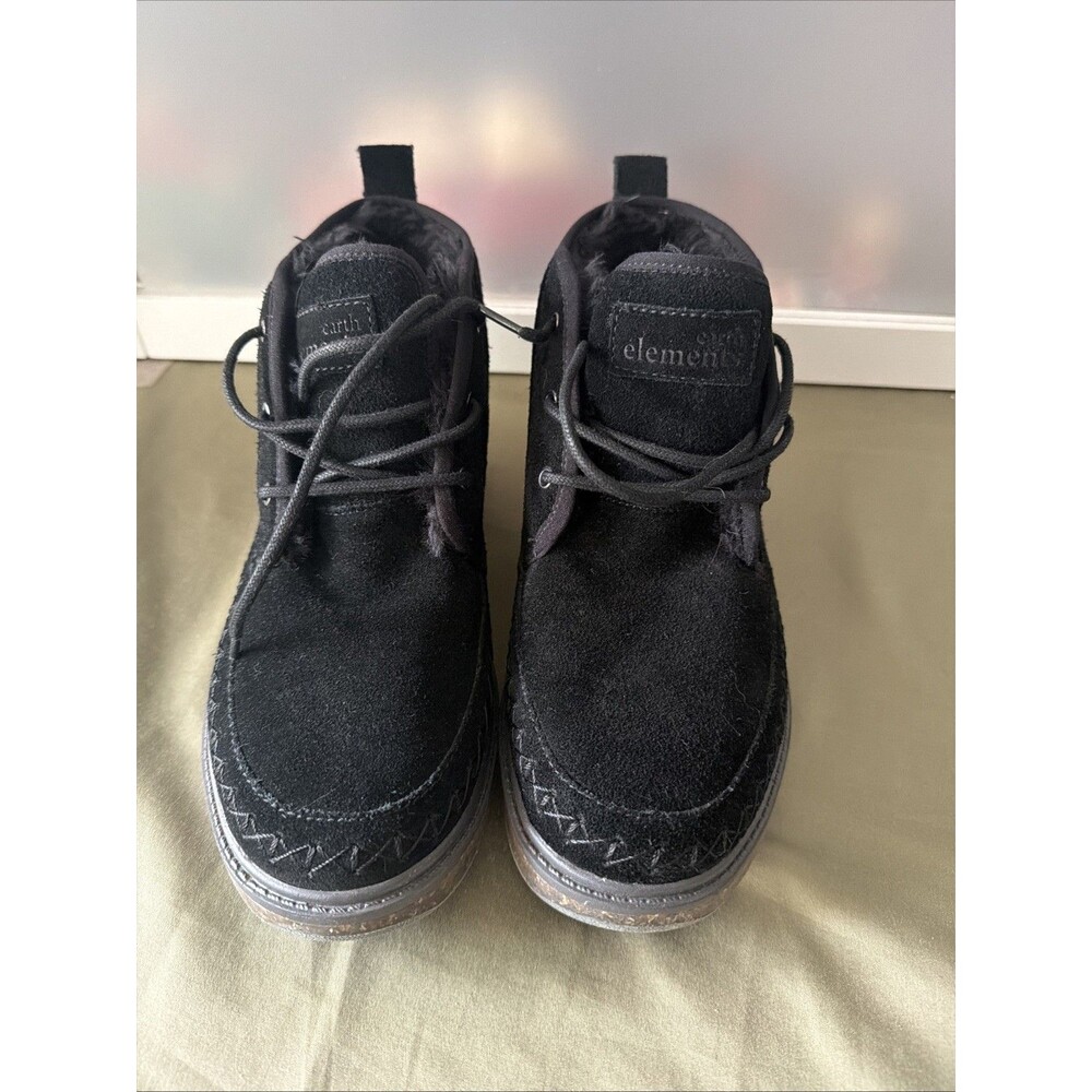 Earth Elements Arrowhead chukka-style boots ECU 7.5 Black Suede ECU